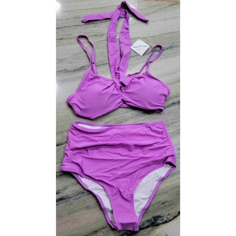 Grace Tempt Purple Bikini Small